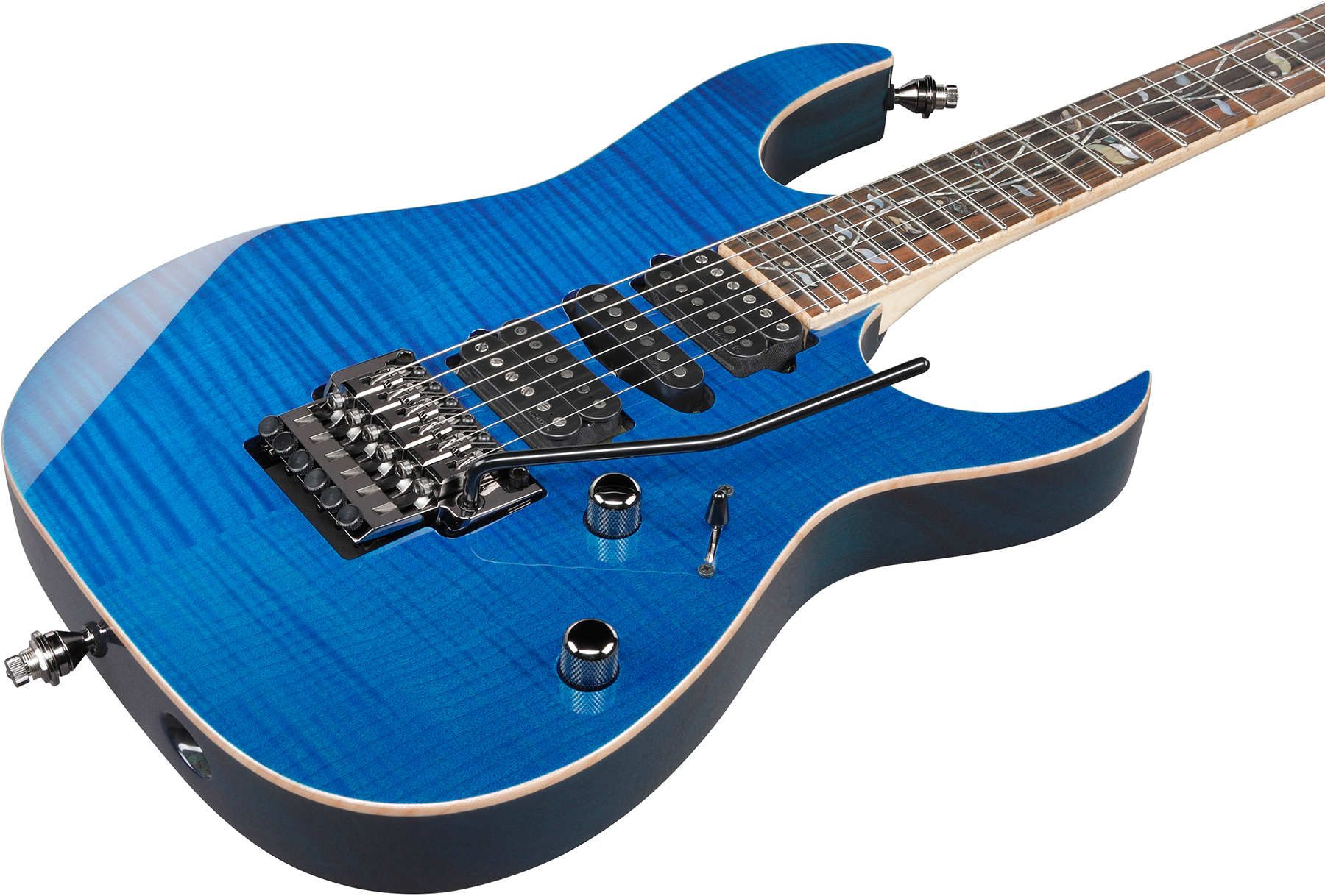 Ibanez prestige RG1570L MRB- Guitare électrique gaucher - Bleu