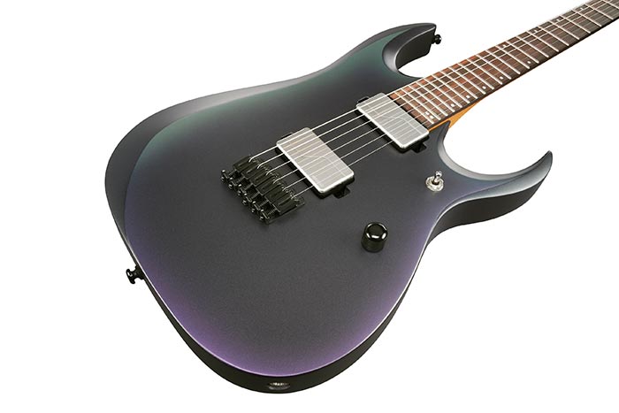 Ibanez Rgd61 Bam Standard 2h Fishman Fluence Modern Eb - Black Aurora Burst Matte - Guitare Électrique Forme Str - Variation 2