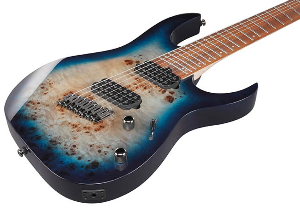 Ibanez Rgms7pb Cbs Standard 7c Multiscale 2h Ht Jat - Cosmic Blue Starburst - Guitare Électrique Forme Str - Variation 2