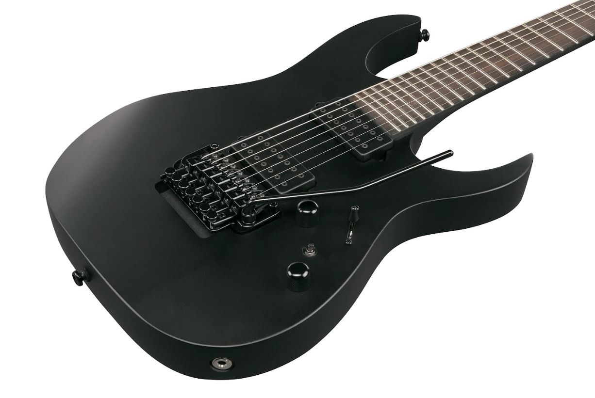 Ibanez Rgrb720bkf Trem Hh Eb - Black Flat - Guitare Électrique Forme Str - Variation 2