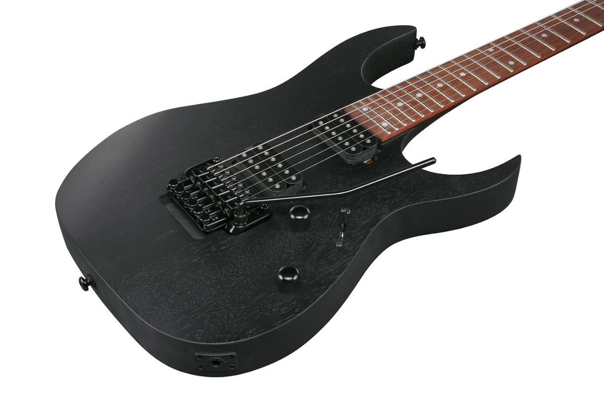 Ibanez Rgrt420wk Trem Hh Ja - Weathered Black - Guitare Électrique Forme Str - Variation 2