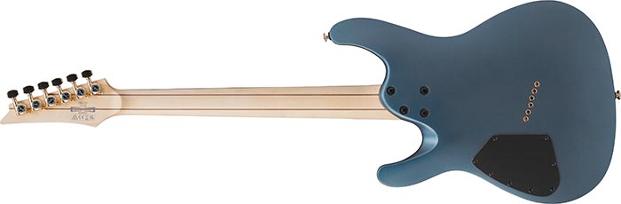 Ibanez Sml721 Mam Axe Design Lab Multiscale 2h Ht Rw - Midnight Arctic Ocean Matte - Guitare Électrique Multi-scale - Variation 1