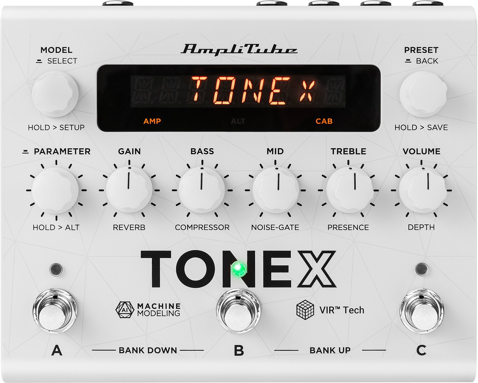 Ik Multimedia Tonex Pedal White Limited Ed - Simulation ModÉlisation Ampli Guitare - Main picture