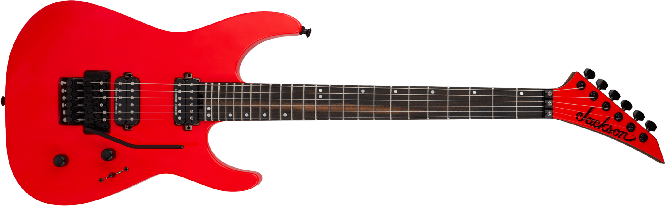 Jackson American Virtuoso Usa 2h Seymour Duncan Fr Eb - Rocket Red - Guitare Électrique MÉtal - Main picture