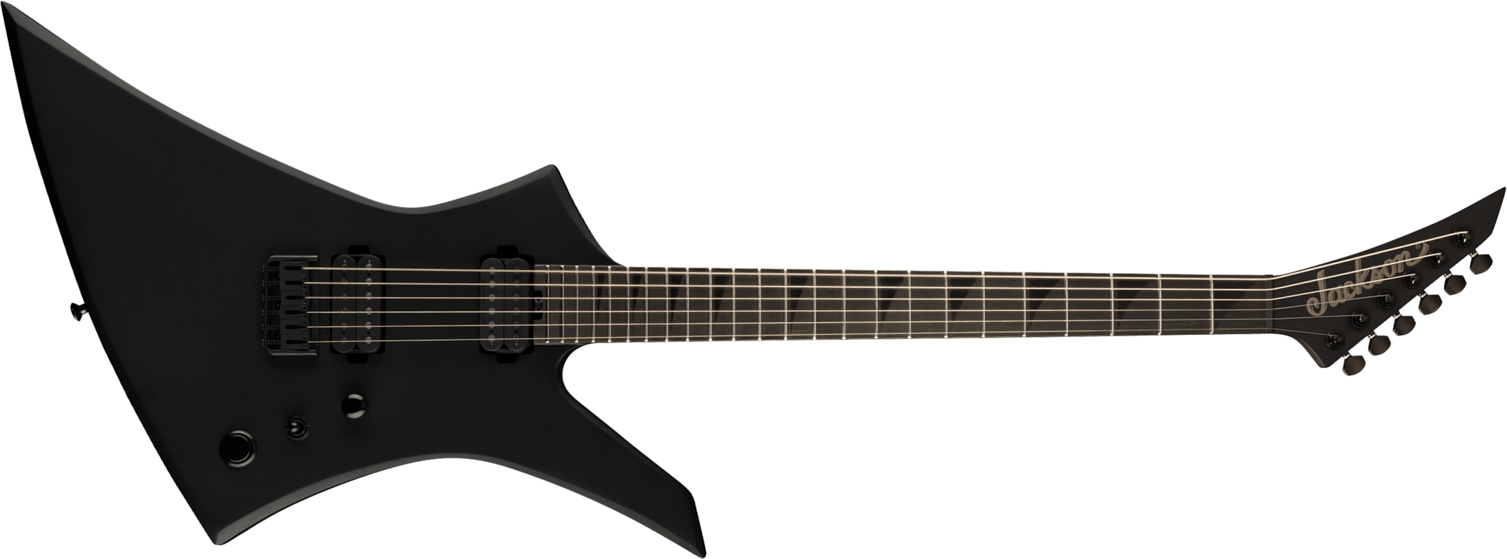 Jackson Kelly Ht6  Baritone Pro Plus Xt 2h Seymour Duncan Ht Eb - Satin Black - Guitare Électrique Baryton - Main picture