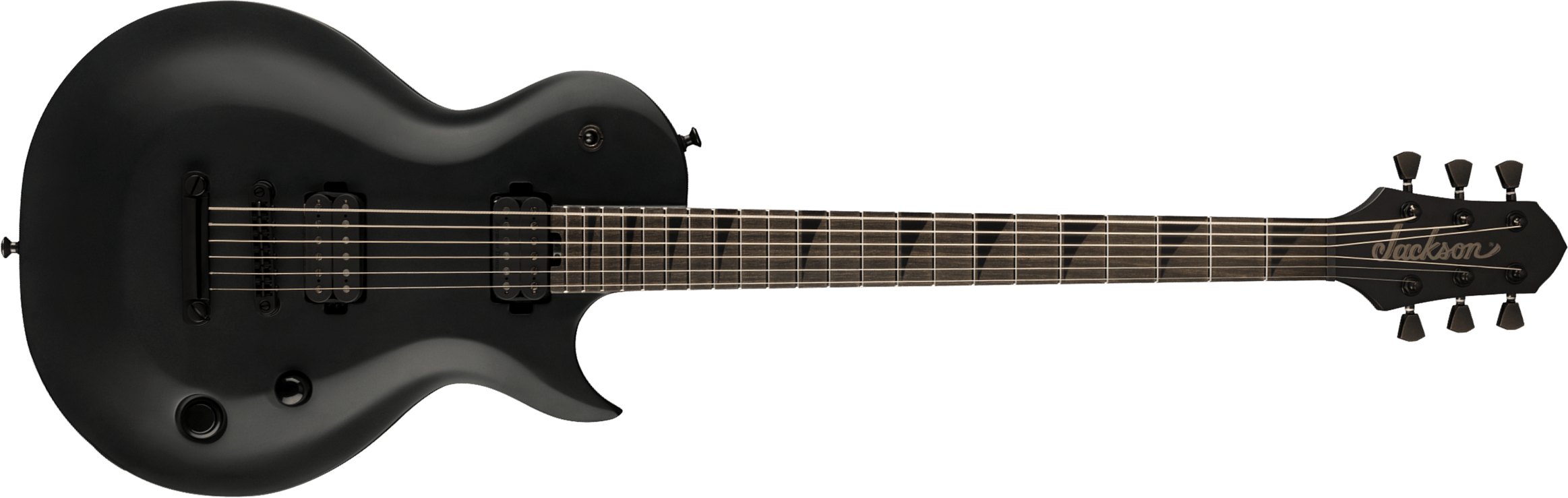 Jackson Monarkh Sc T6 Baritone Pro Plus Xt 2h Seymour Duncan Ht Eb - Satin Black - Guitare Électrique Baryton - Main picture