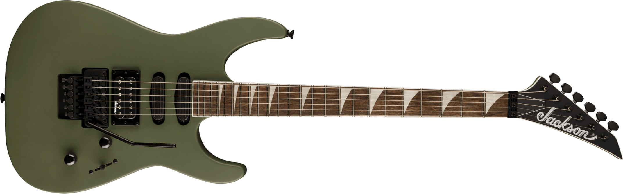 Jackson Soloist Sl3x Dx Hstst Fr Lau - Matte Army Drab - Guitare Électrique Forme Str - Main picture