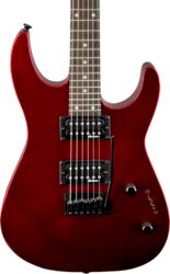 Guitare électrique métal Jackson JS Series Dinky JS12 - Metallic red