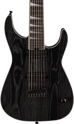 Guitare électrique baryton Jackson Pro Jeff Loomis Soloist SL7 HT - Black ash