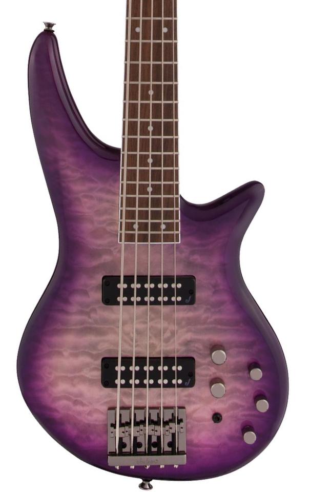 Basse électrique solid body Jackson Spectra Bass JS3V - Purple Phaze