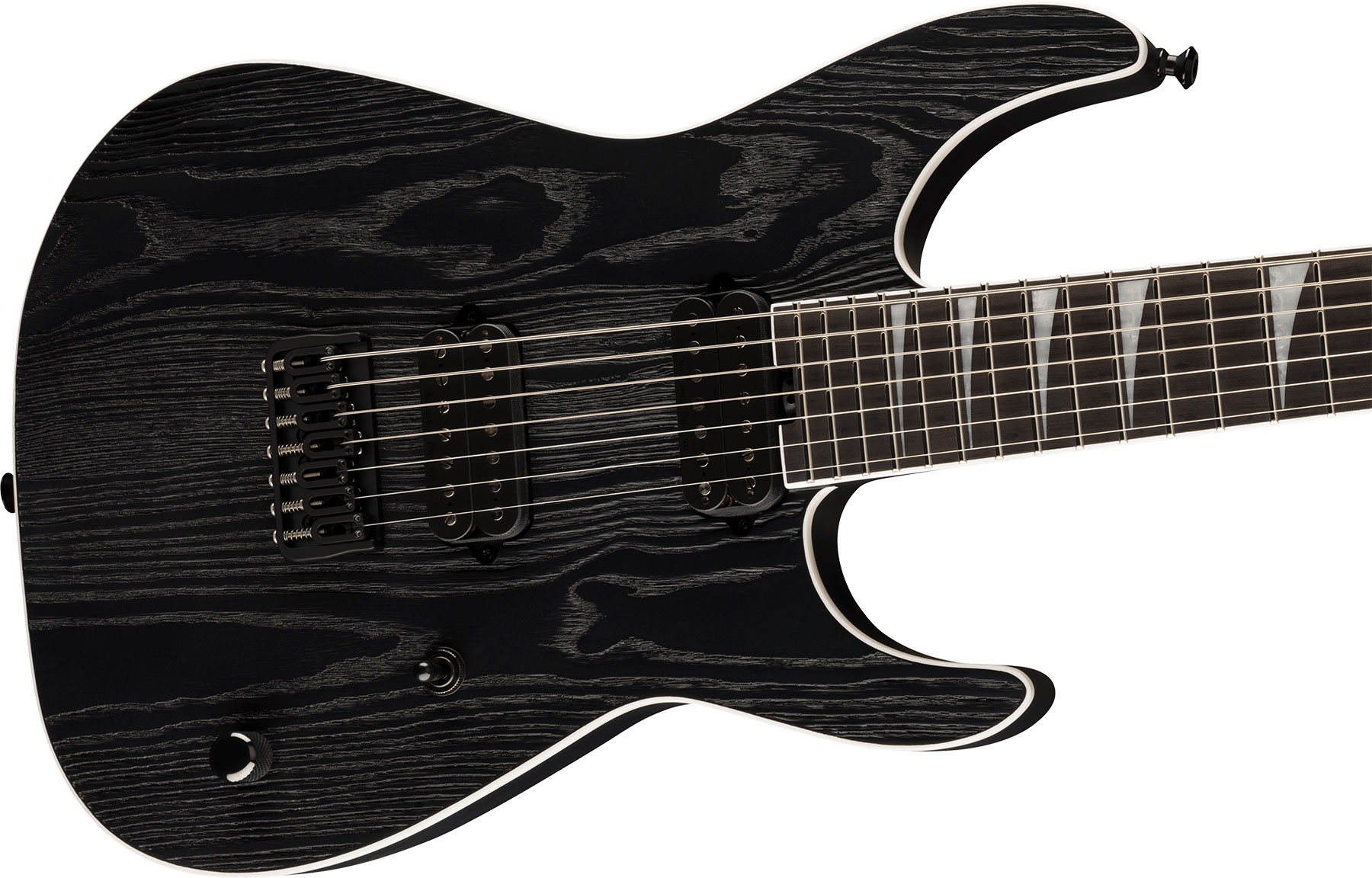 Jackson Jeff Loomis Soloist Sl7 Ht Pro Signature 7c 2h Seymour Duncan Eb - Black Ash - Guitare Électrique Baryton - Variation 2