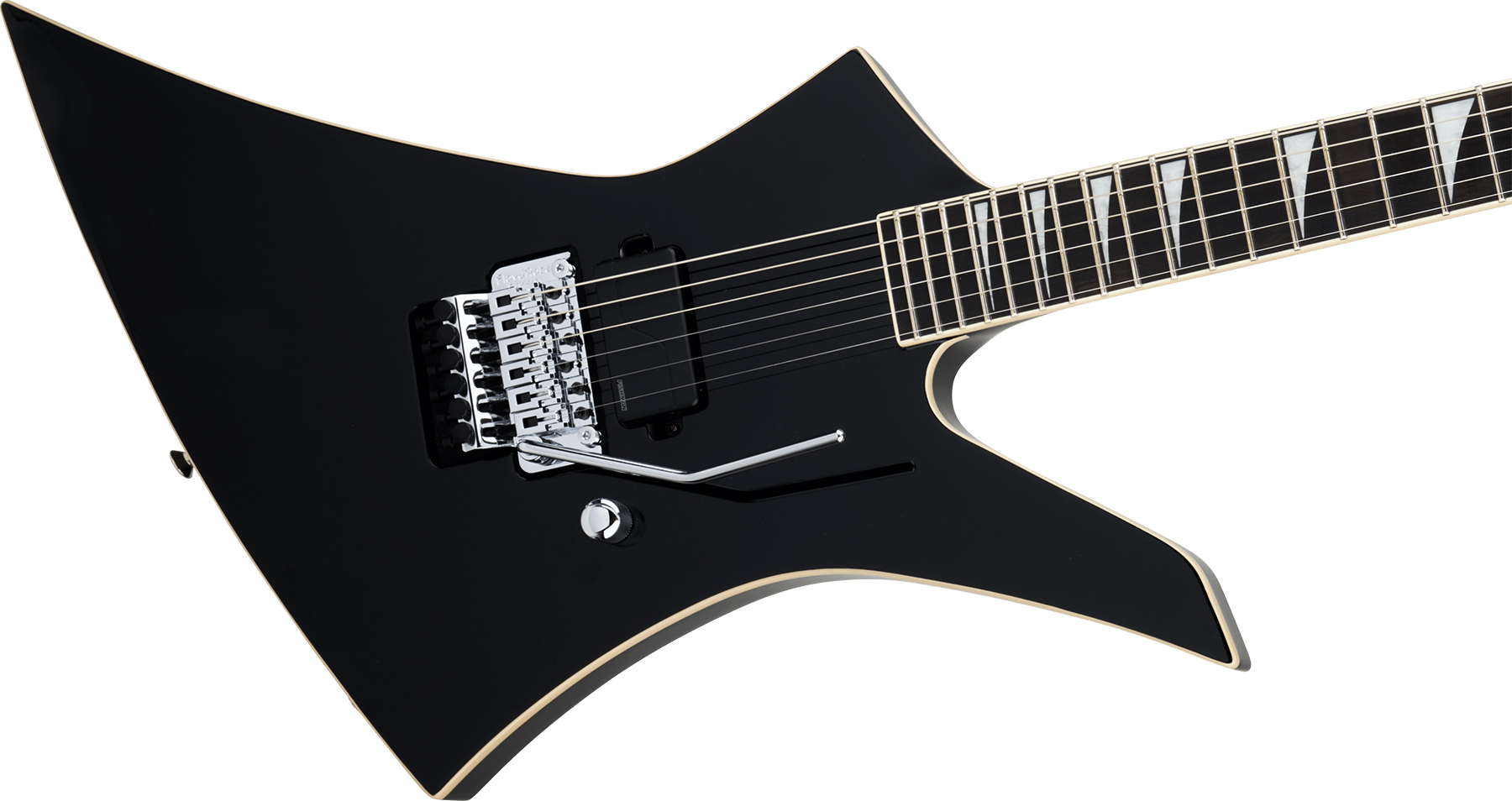 Jackson Kelly Ke1a Pro Plus Pure Metal Ltd 1h Fishman Fluence Modern Fr Eb - Gloss Black - Guitare Électrique MÉtal - Variation 2