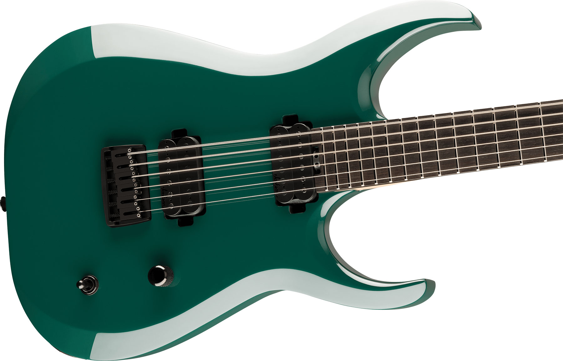 Jackson Roman  Ibramkhalilov Mdk Ht6 Baryton Pro Signature 2h Ht Eb - Emerald Green - Guitare Électrique Baryton - Variation 6