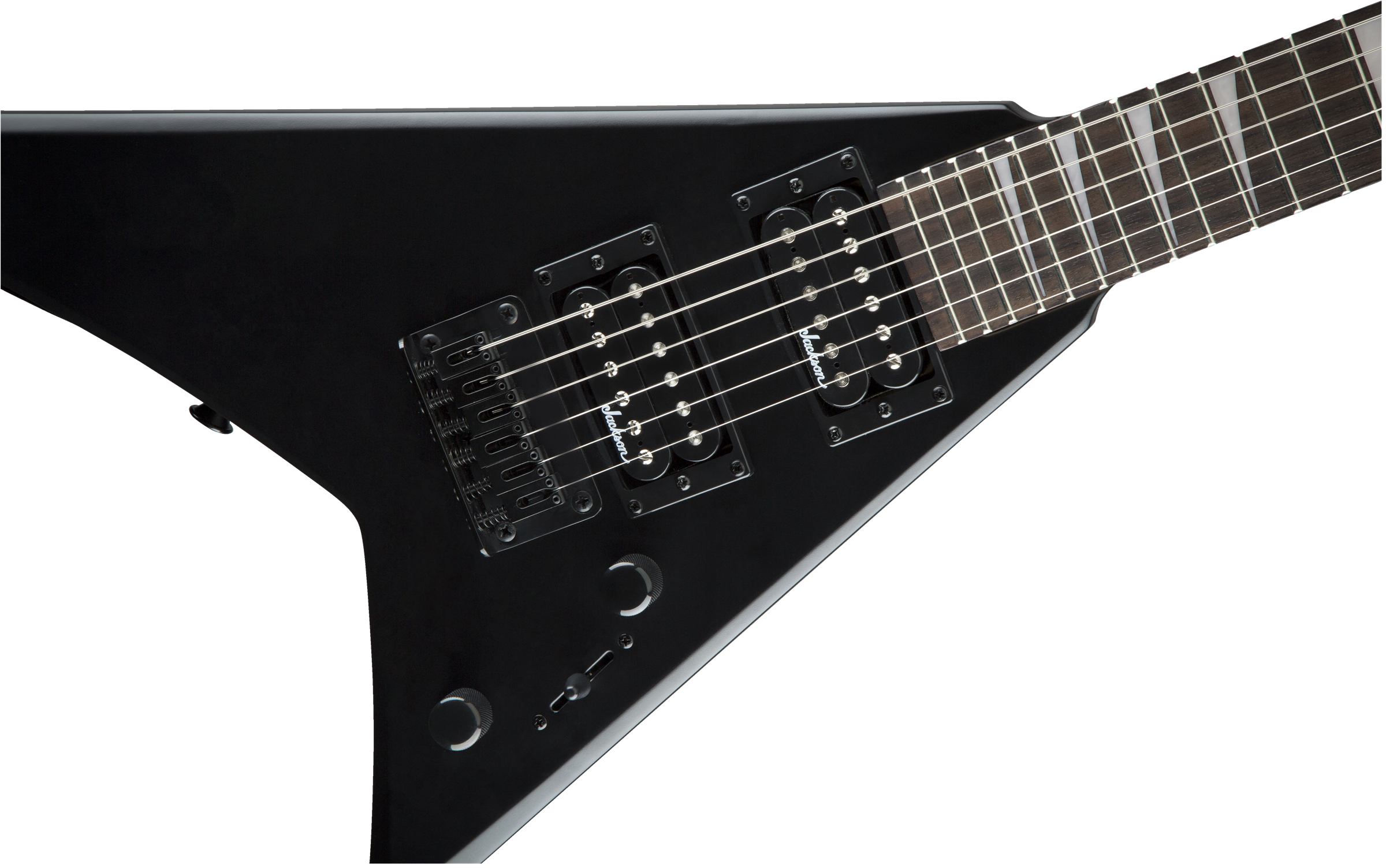 Jackson Rr Minion Js1x Rhoads Diapason Court Hh Ht Ama - Satin Black - Guitare Électrique Enfant - Variation 2