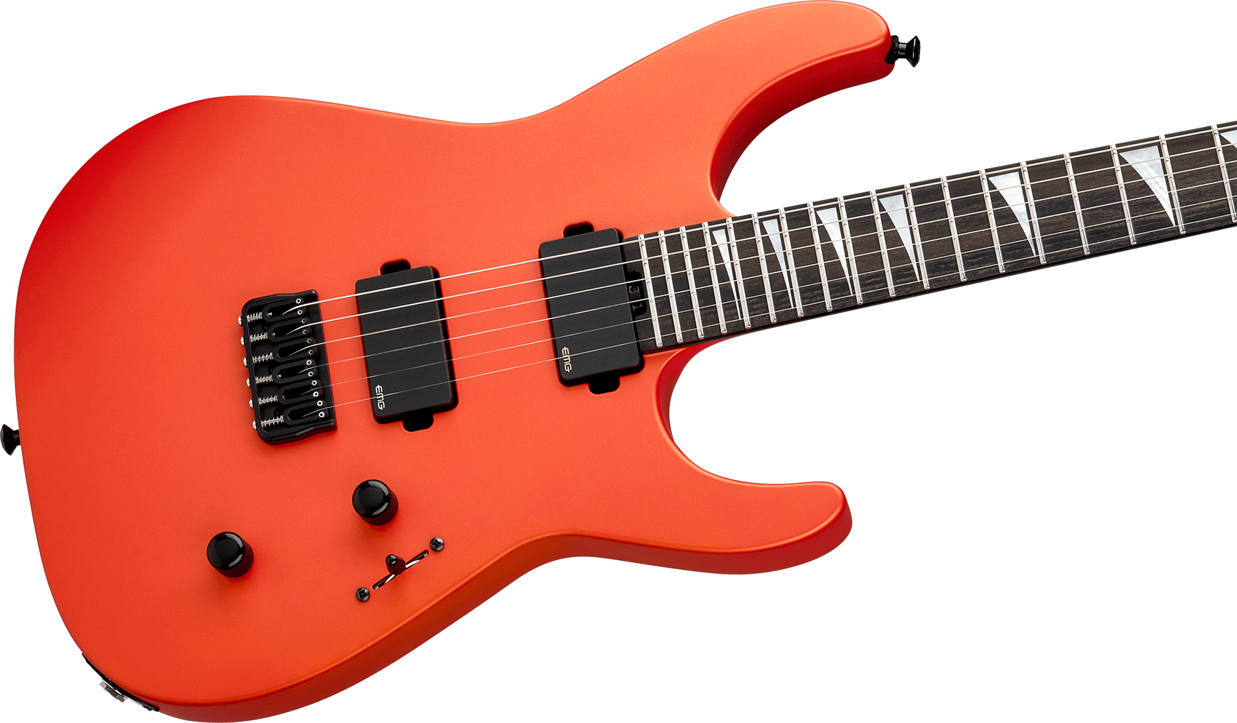 Jackson Sl2mg Ht American Soloist Usa 2h Emg Eb - Satin Lambo Orange - Guitare Électrique MÉtal - Variation 2