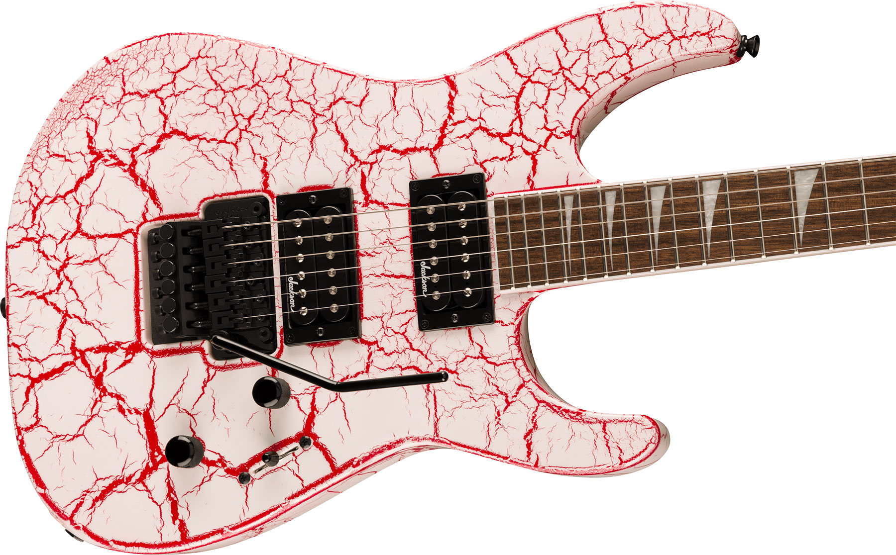 Jackson Soloist Slx Dx X-series Fr 2h Lau - Bloodshot Crackle - Guitare Électrique MÉtal - Variation 2