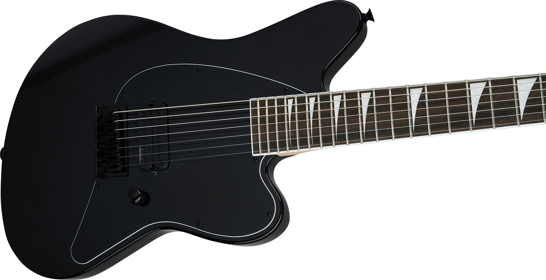 Jackson Surfcaster Sc Ht7 7c Baryton 1h Lau - Metallic Black - Guitare Électrique Baryton - Variation 2