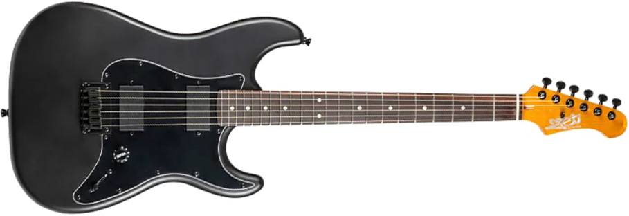 Jet Guitars Js400 Mbk 2h Ht Rw - Matt Black - Guitare Électrique MÉtal - Main picture