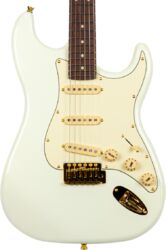 Guitare électrique forme str Jet guitars JS-380 OW G - olympic white