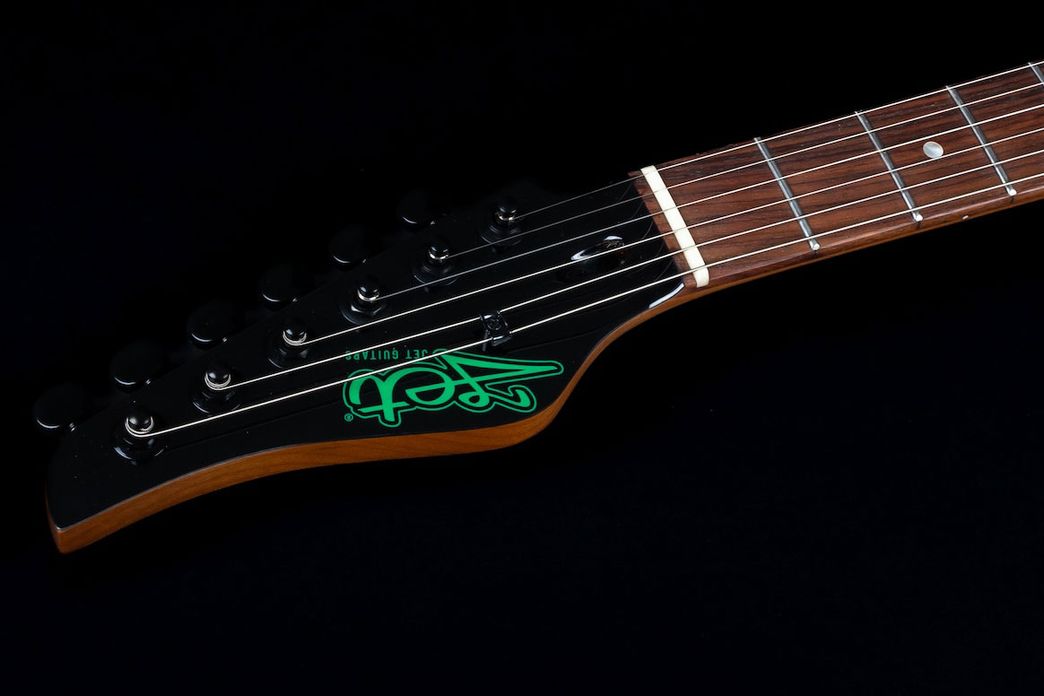 Jet Guitars Js450 Tgr Hss Trem Rw - Transparent Green - Guitare Électrique Forme Str - Variation 4