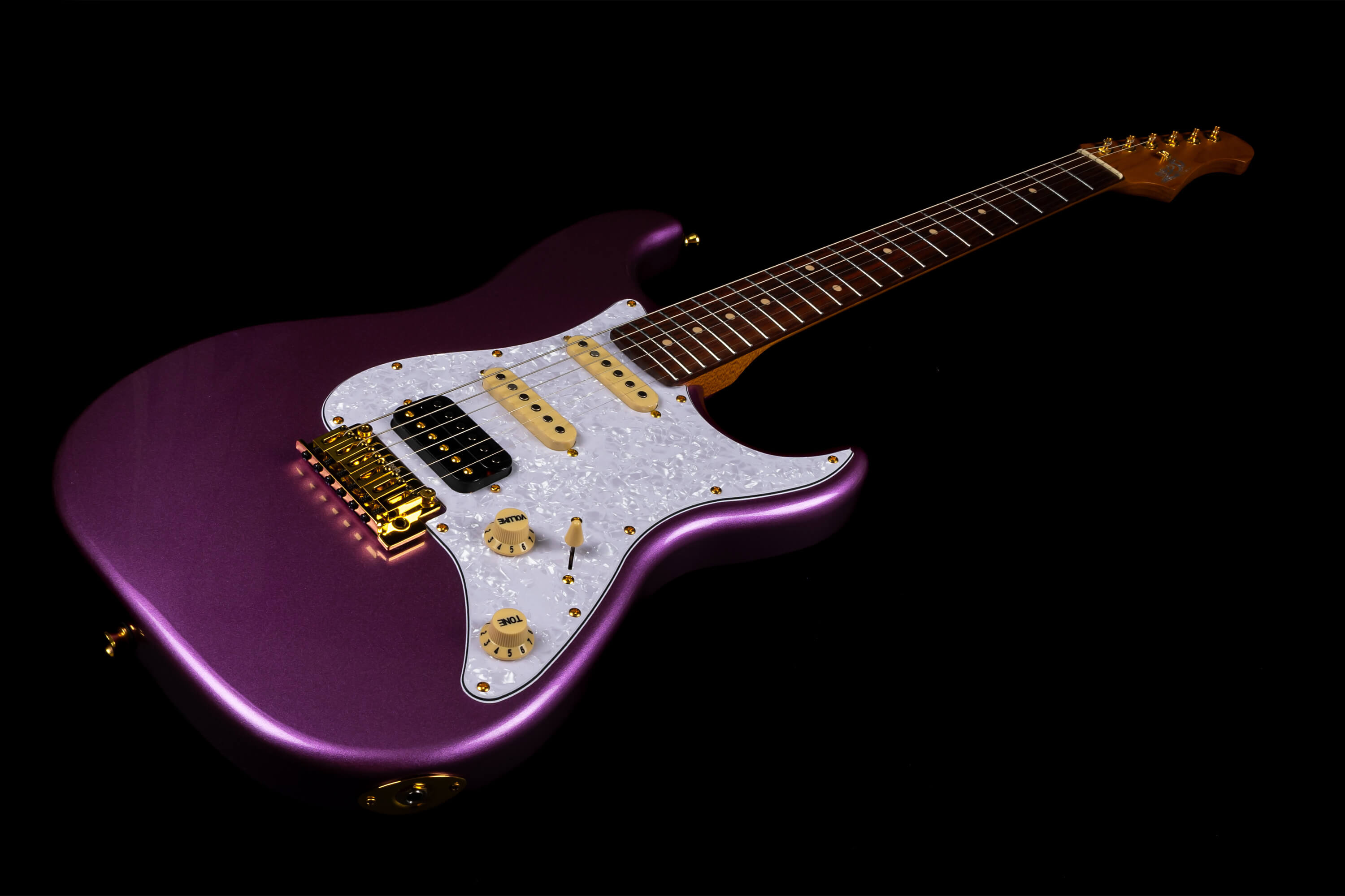 Jet Guitars Js480 Vi G Hss Trem Rw - Violet - Guitare Électrique Forme Str - Variation 2