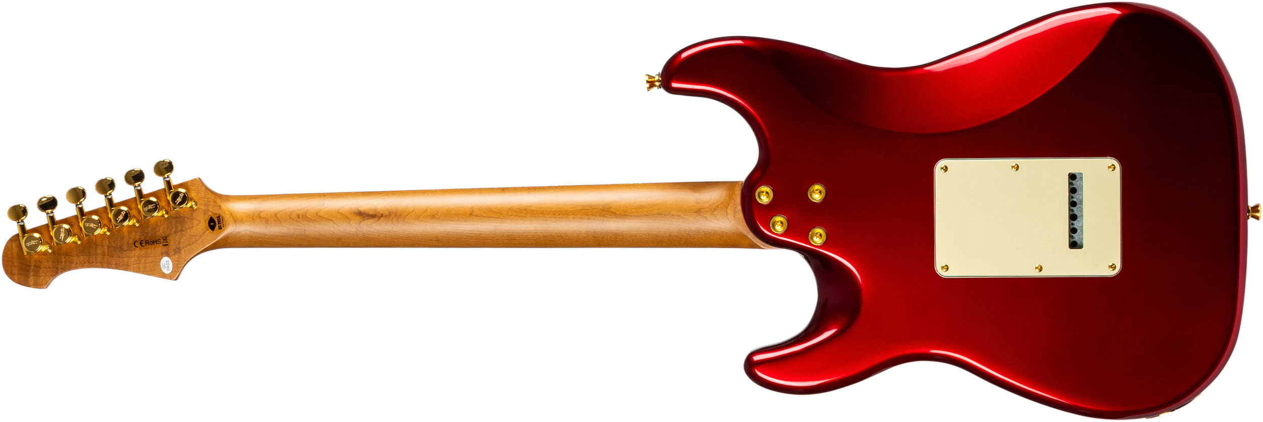 Jet Guitars Js480 Wr G Trem Hss Rw - Wine Red - Guitare Électrique Forme Str - Variation 1