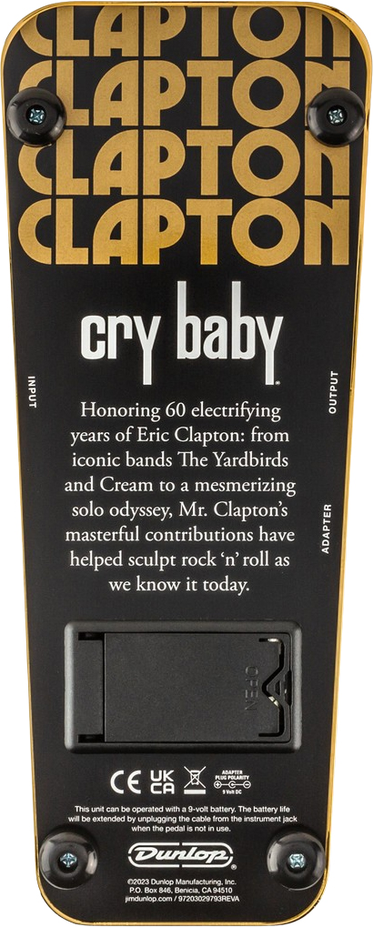 Jim Dunlop Eric Clapton Cry Baby Wah Ec95g Ltd - PÉdale Wah / Filtre - Variation 5