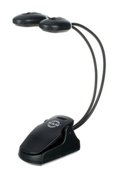 Acheter K&M 12270 TWIN HEAD LAMPE PUPITRE FLEX 2 x 4 LEDS