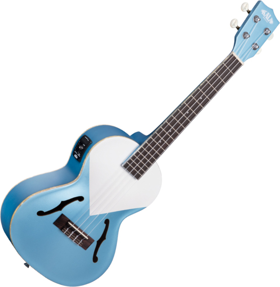 Kala Lake Shore Blue Archtop Tenor Avec Etui - Blue - UkulÉlÉ - Main picture