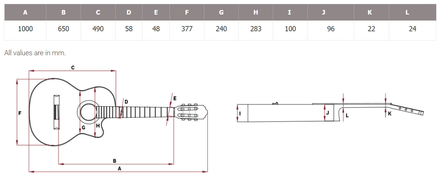 Kremona Verea Performer 4/4 Cedre Palissandre Rw - Natural - Guitare Classique Format 4/4 - Variation 5