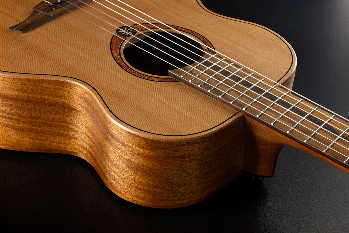 Lag Escapade Rce Nylon Travel Shsc Cedre Khaya Brbw +housse - Natural Satin - Guitare Classique Format 4/4 - Variation 3