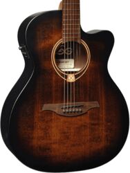 Guitare folk Lag Tramontane T70ACE - Black & brown