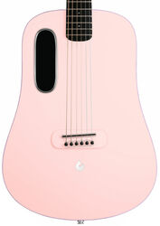 Guitare folk Lava music Blue Lava Touch With Airflow Bag - Coral pink