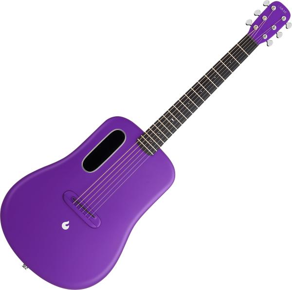 Lava music Lava ME 4 Carbon 36 +Airflow Bag - purple Folk guitar