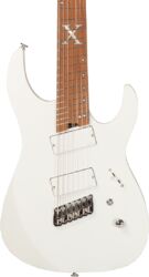 Guitare électrique multi-scale Legator Ninja N7XA 10th Anniversary Japan - Alpine White