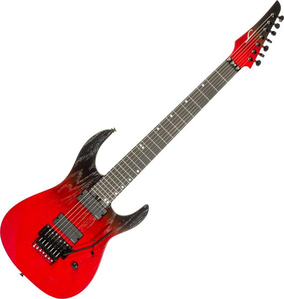 Ninja N7FR - crimson 7 string electric guitar Legator