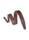 M26GF-BRN - Cuir Rembourre Dos Daim 6,4 cm Brown