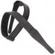 M7GG-BLK Garment Leather Guitar Strap - Black