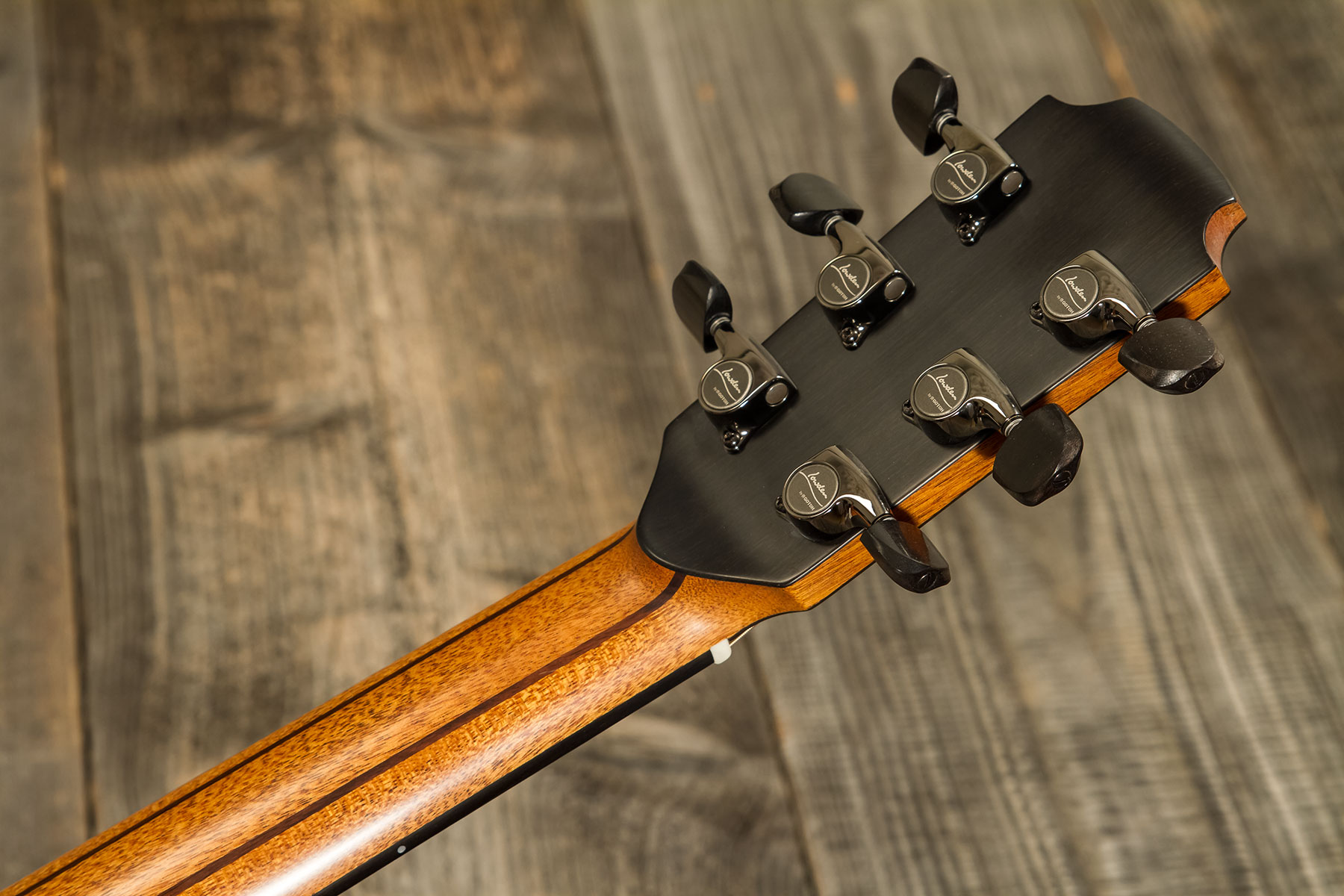 Lowden Custom Shop F50 Auditorium Sinker Redwood Macassar Ebony Eb #26347 - Natural - Guitare Folk - Variation 10