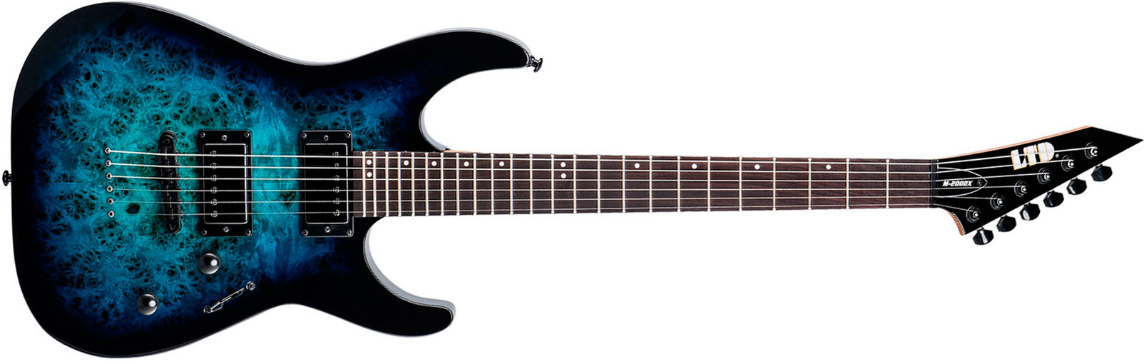 Ltd M200dx 2h Ht Rw - Blue Burst - Guitare Électrique Forme Str - Main picture