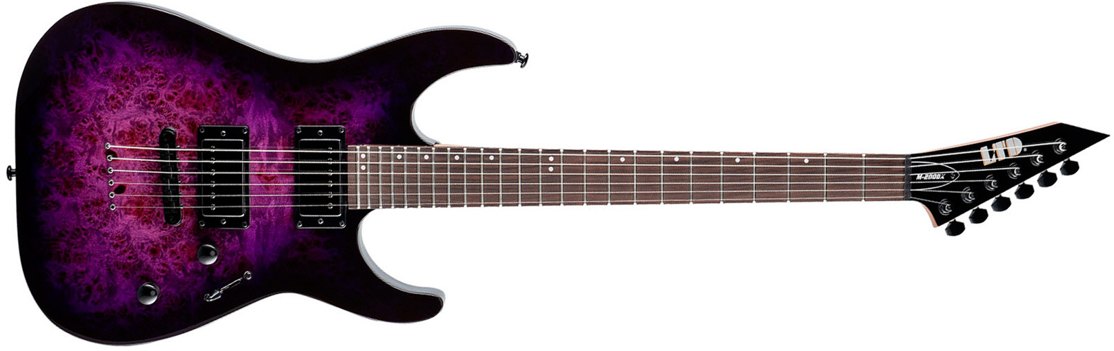 Ltd M200dx 2h Ht Rw - Purple Burst - Guitare Électrique Forme Str - Main picture