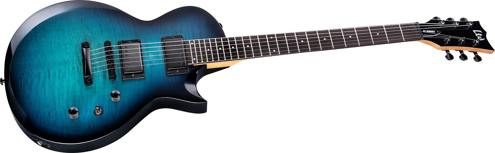 Ltd Ec200dx 2h Ht Rw - Blue Burst - Guitare Électrique Single Cut - Variation 2