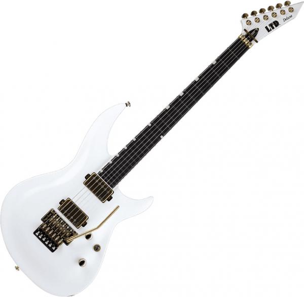 Ltd H3-1000FR - snow white Solid body electric guitar white