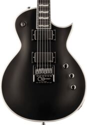 Guitare électrique métal Ltd EC-1000 Evertune BB - black satin