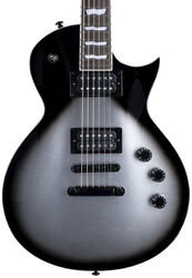 Guitare électrique métal Ltd EC-256 - Silver Sunburst Teardrop