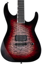 Guitare électrique signature Ltd JM-I Josh Middleton Signature - Quilted Maple Deep Blood Moon