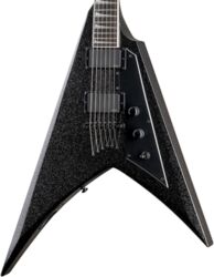 Guitare électrique métal Ltd Kirk Hammett KH-V 602 - Black sparkle