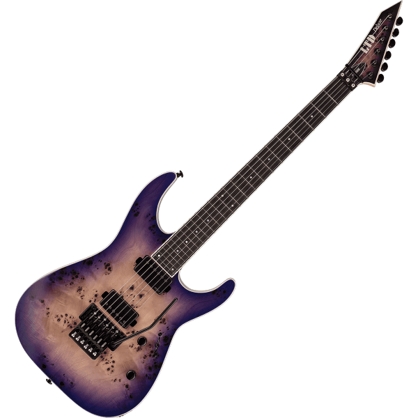 Guitarra eléctrica con forma de str. Ltd M-1000 DELUXE - purple natural ...