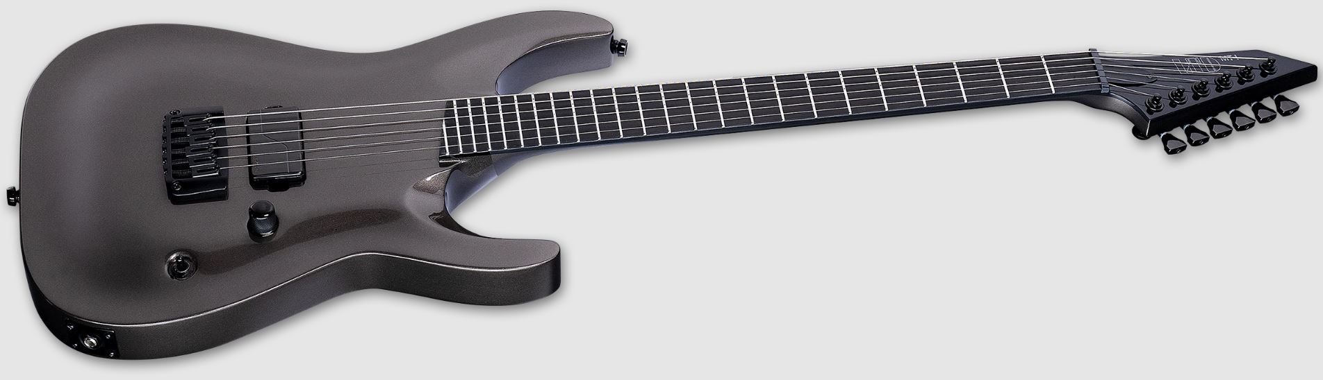 Ltd Mt-i Mick Thomson Signature 1h Ht Eb - Obsidian Metallic - Guitare Électrique Signature - Variation 2