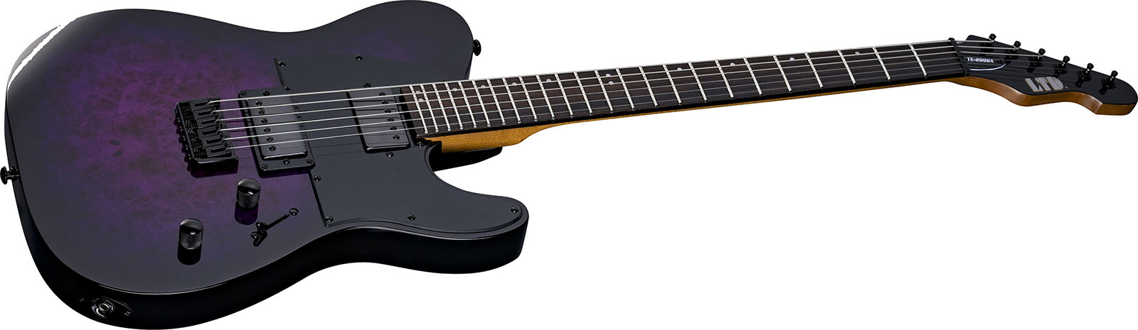 Ltd Te200dx 2h Ht Rw - Purple Burst - Guitare Électrique Forme Tel - Variation 2